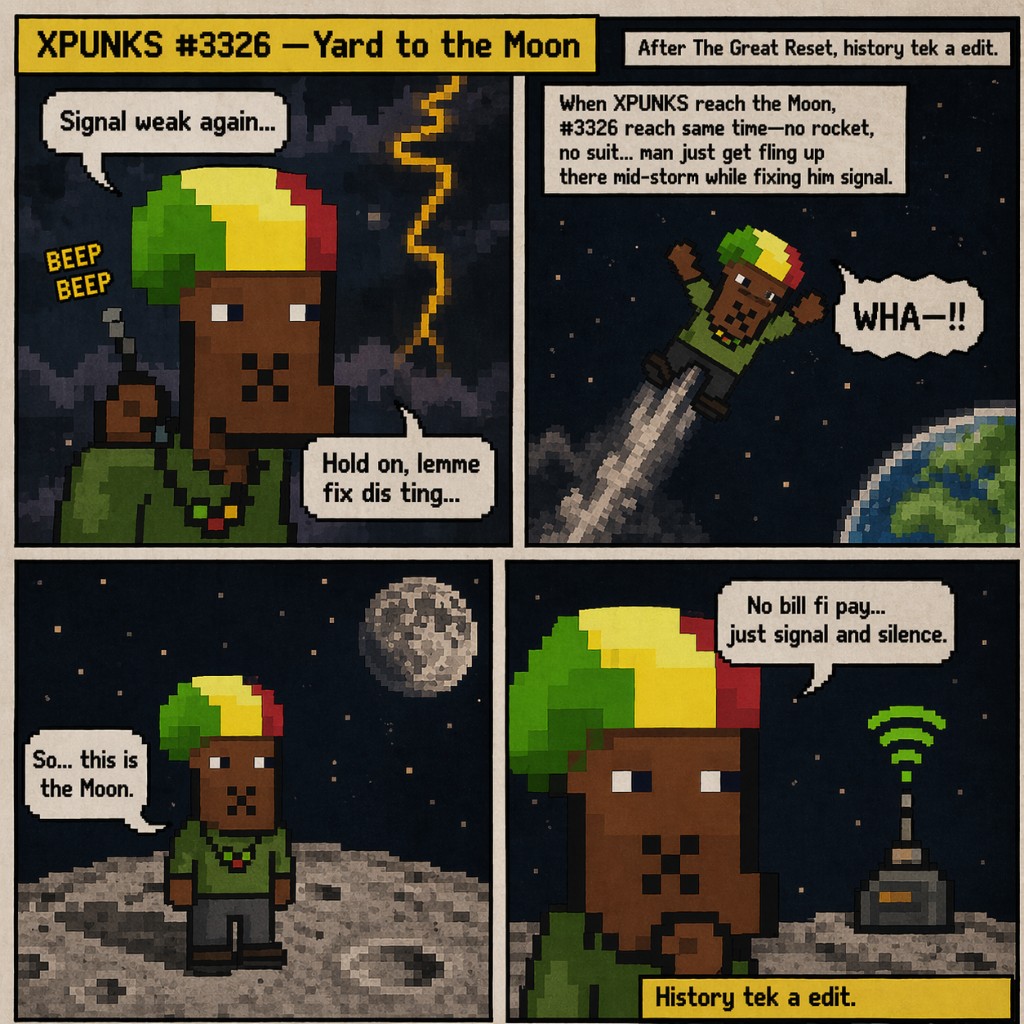 XPUNKS number 3326 — Yard to the Moon comic